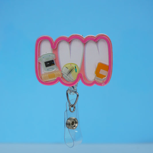 LVN Shaker Badge Reel