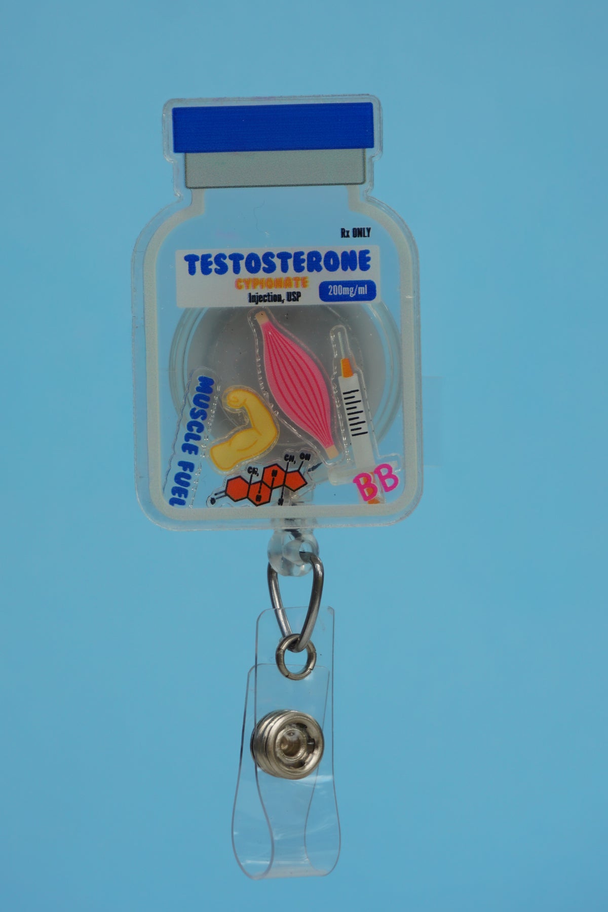 Testosterone vial
