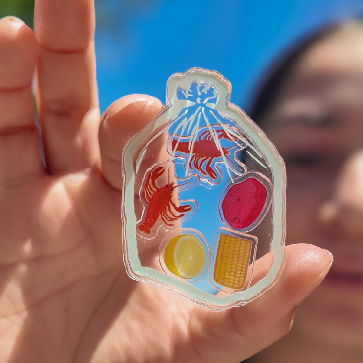 Bolsa para hervir cangrejos de río