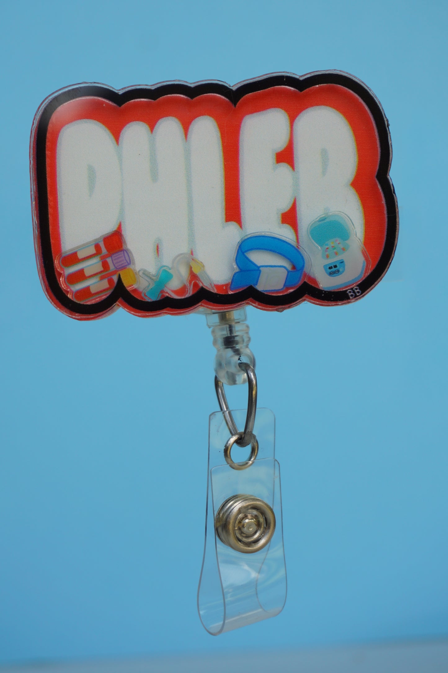 Phlebotomy Shaker Badge Reel