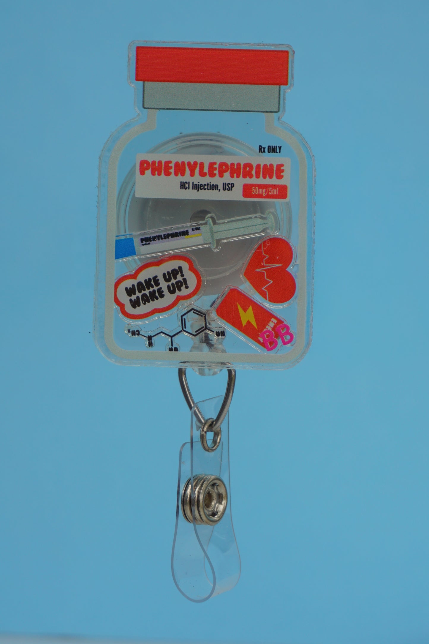 Phenylephrine Shaker Badge Reel