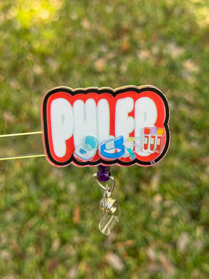 Phlebotomy Shaker Badge Reel