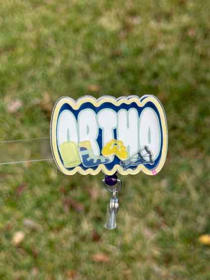 Ortho Shaker Badge Reel