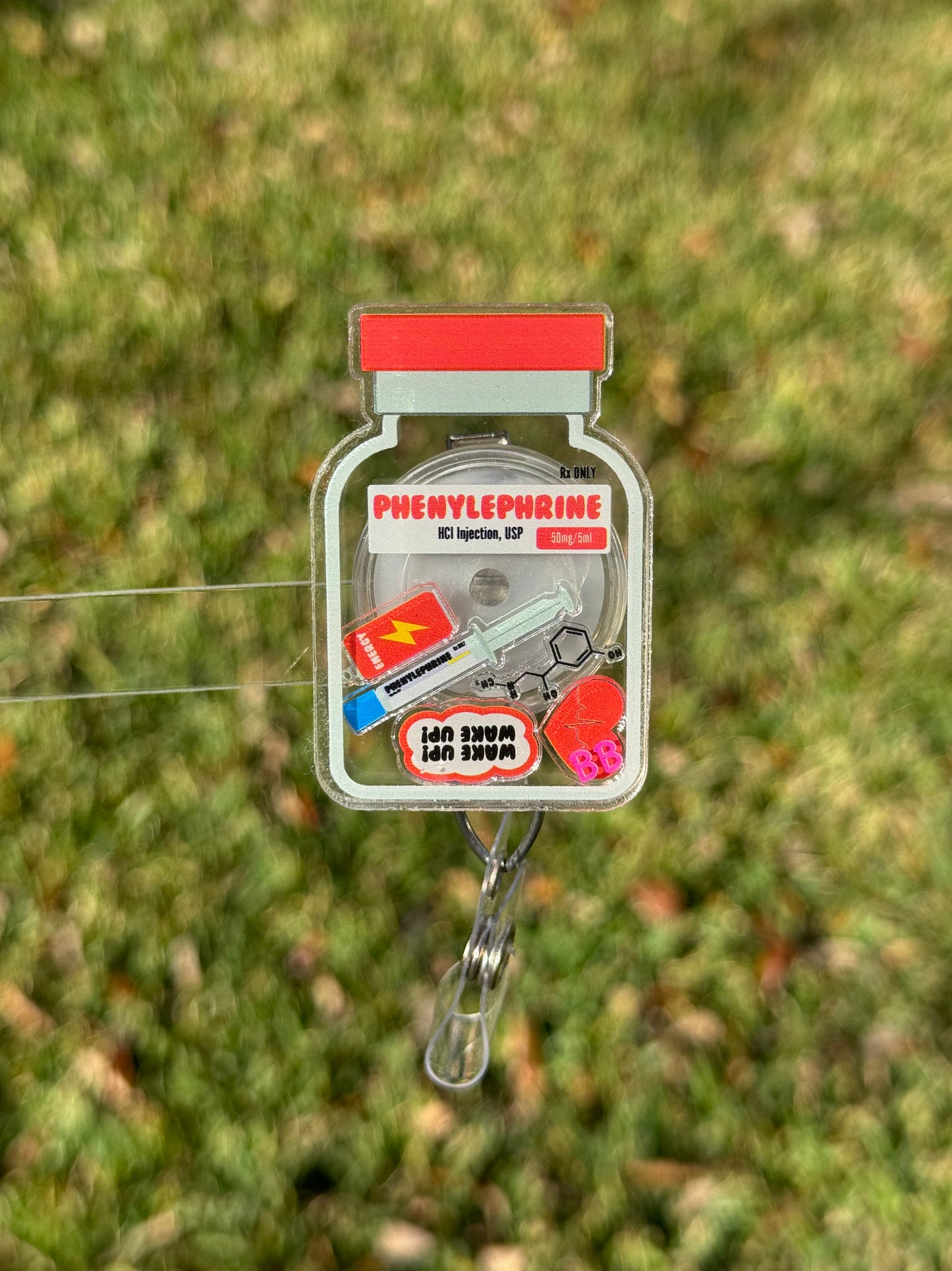 Phenylephrine Shaker Badge Reel