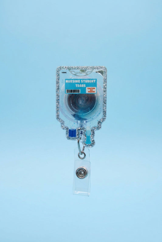 student tear iv bag badge holder .