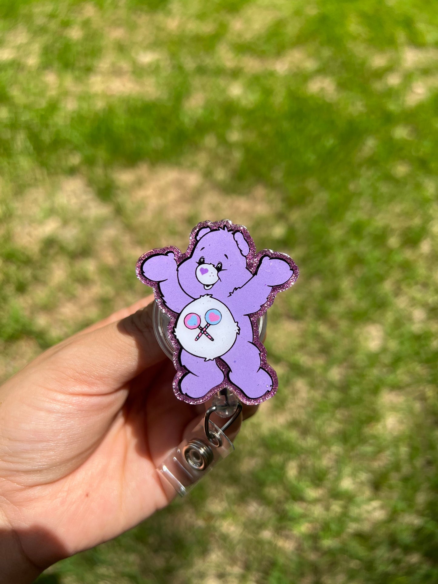 Care Bear Badges-Alligator Clip Badge Reels-Alligator Clips-Badge Reels-Cute Badge Reels-Badge