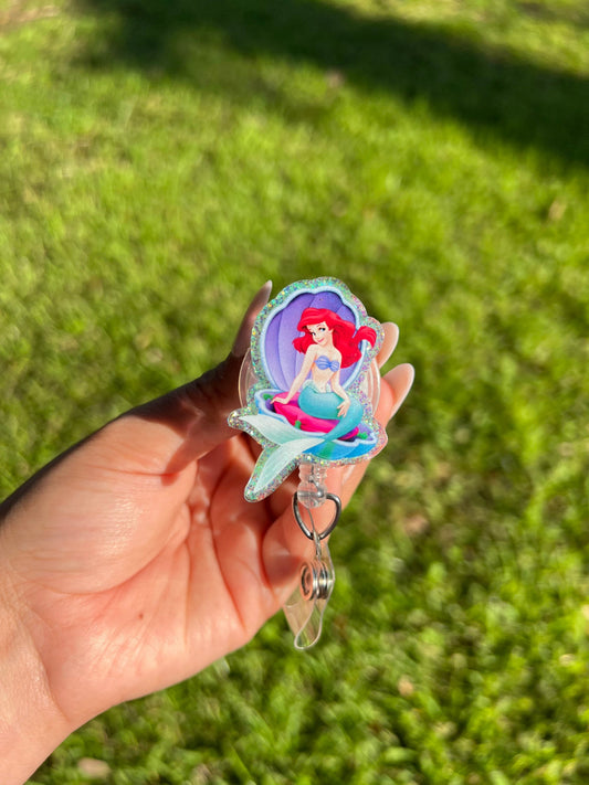 Little mermaid Badge holder | pediatrician Badge holder | nurse gift | teacher gift|