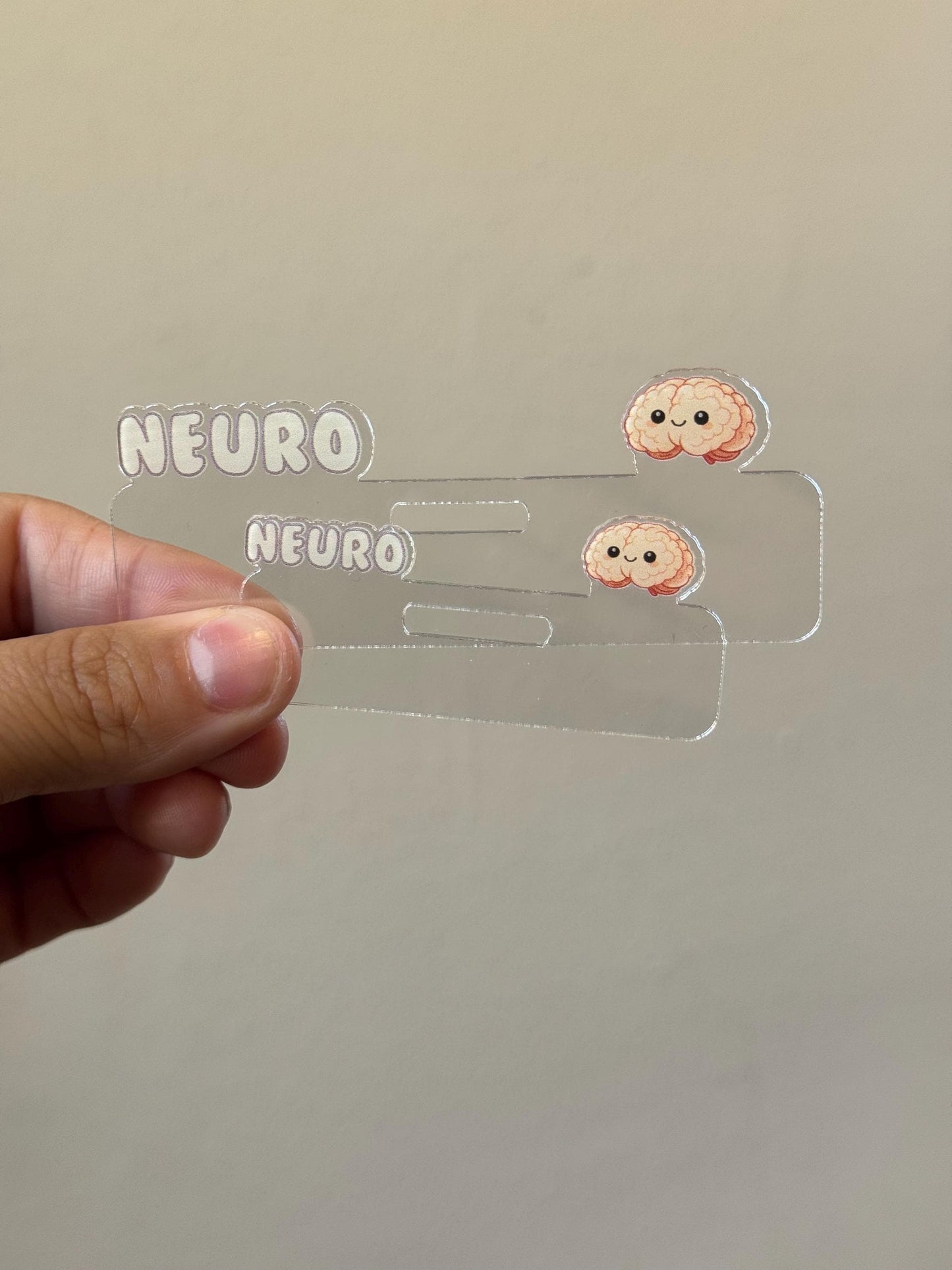 Neurology Badge Topper for Neuro Nurses - Brain Health ID Accessory