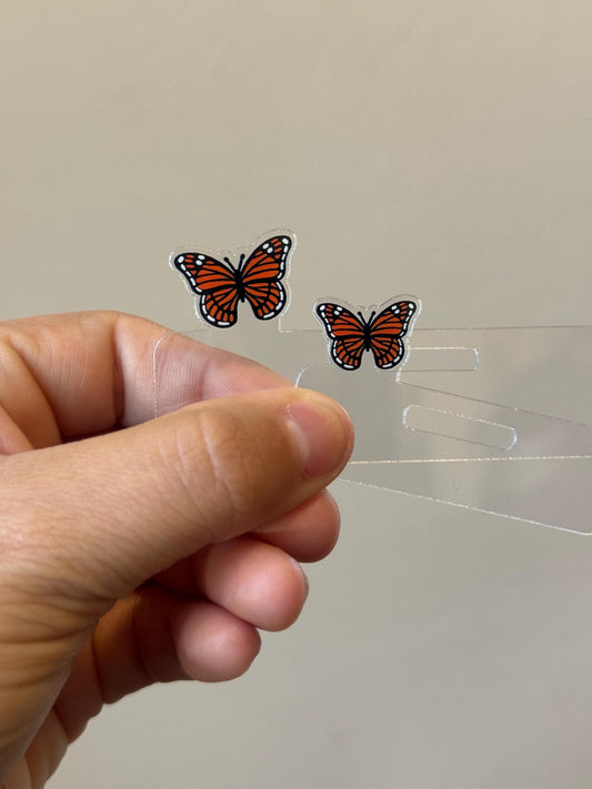 Monarch Butterfly ID Topper | Nature Inspired Work Accessory | Butterfly Decor