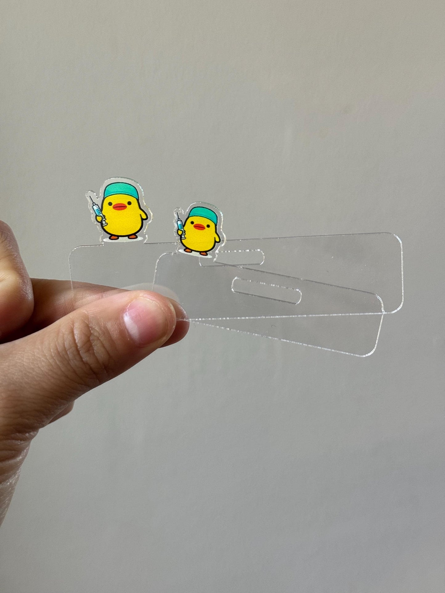 Nurse Duck Badge Topper - Cute Medical ID Accessory for Nurses