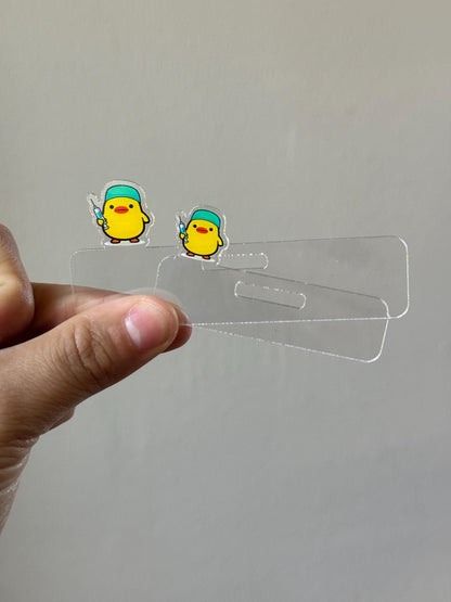 Nurse Duck Badge Topper - Cute Medical ID Accessory for Nurses